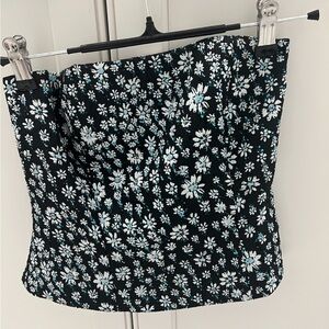 Reformation strapless top size 0